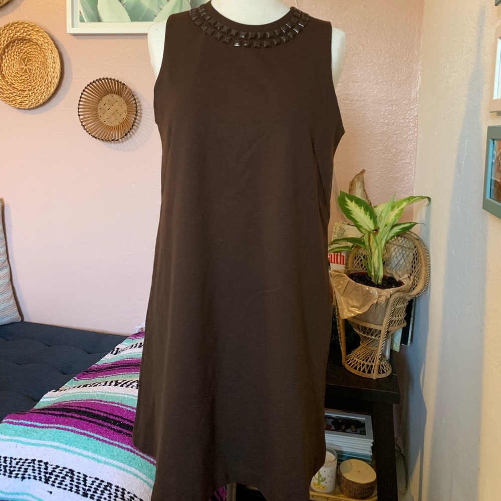 Brown Issac Mizrahi for Target dress.